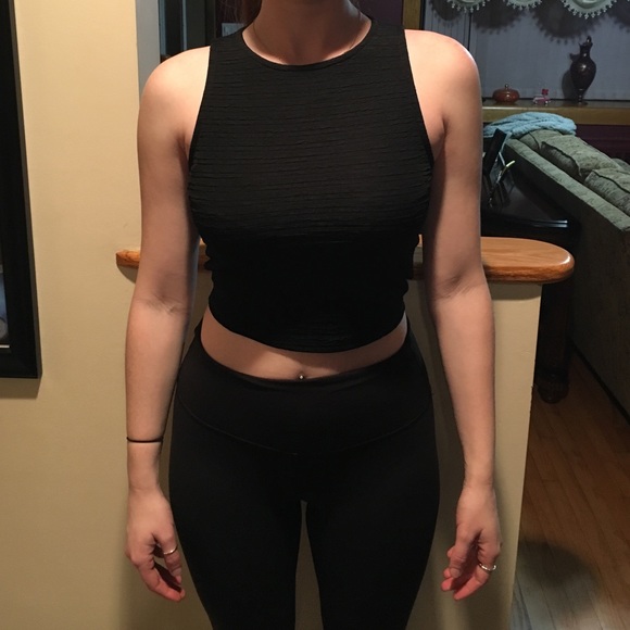 Two bundle polyester crop tops