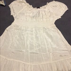 Beautiful white satin top