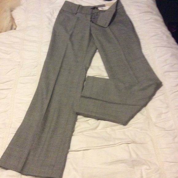 Ann Taylor grey curvy-fit sz 4 pant