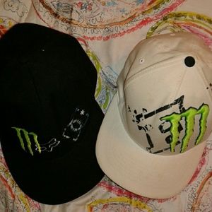 Monster and fox racing hats