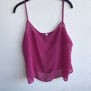 American Apparel Chifon Tank