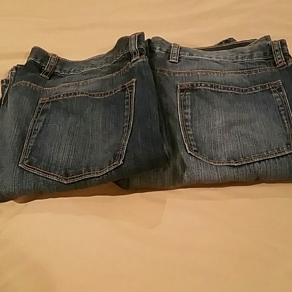 2 pairs or gap men's jeans