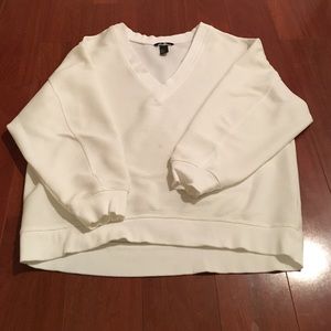 H&M Slouchy V-neck Textured Sweater