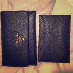 Prada wallet duo