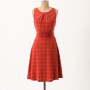 Anthropologie cutout Swing dress
