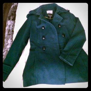 Emerald green peacoat