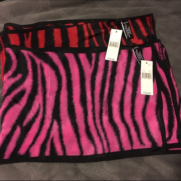 2 - 100% silk Jones New York scarves