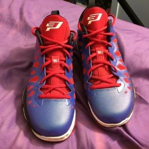 Red, white and blue jordan CP3's. 5.5Y