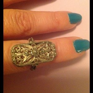 Vintage sterling silver ring, size 7