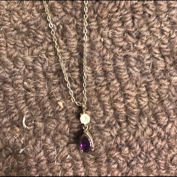 Amethyst Necklace and earring set