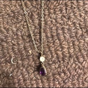 Amethyst Necklace and earring set