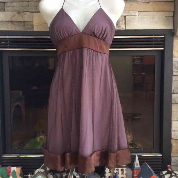 Purple glitter dress