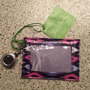Vera Bradley Retractable Lanyard ID Case