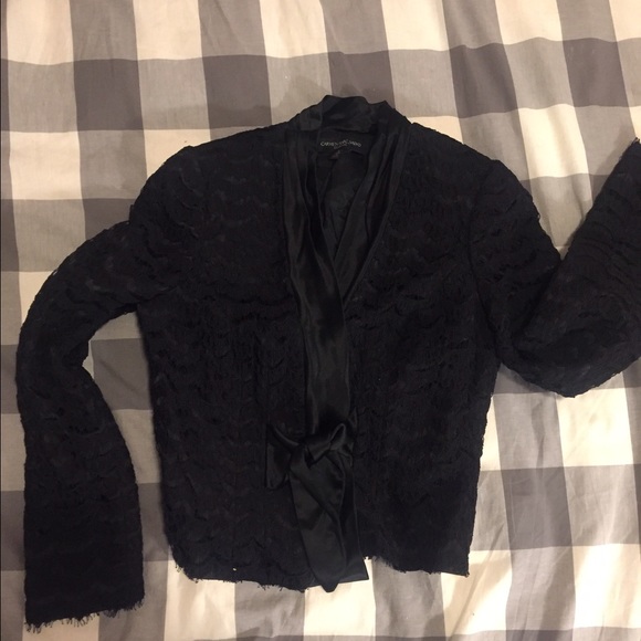 Carmen Marc Volvo lace evening jacket