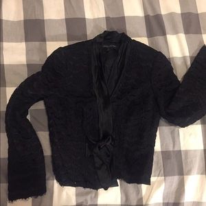 Carmen Marc Volvo lace evening jacket