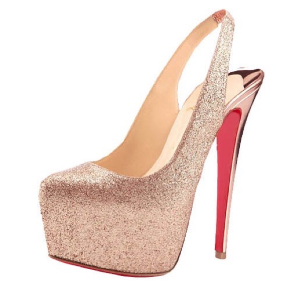 Christian Louboutin Daffodile glitter pump 35