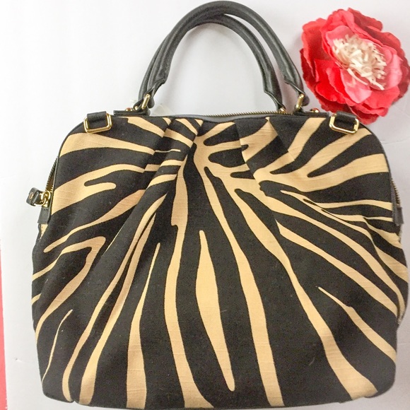 Kate Spade Looloo Zebra Print Purse - Picture 2 of 3