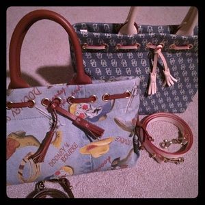 2 Dooney & Bourke canvas handbags
