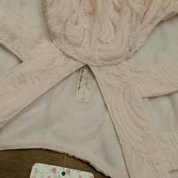 Free People Blush Pink Turnback Ballet Dress - Picture 4 of 4