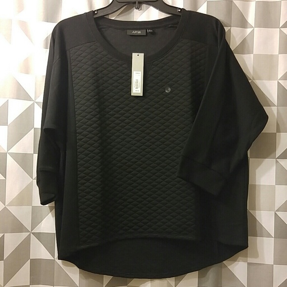 Apt 9 cropped sweatshirt