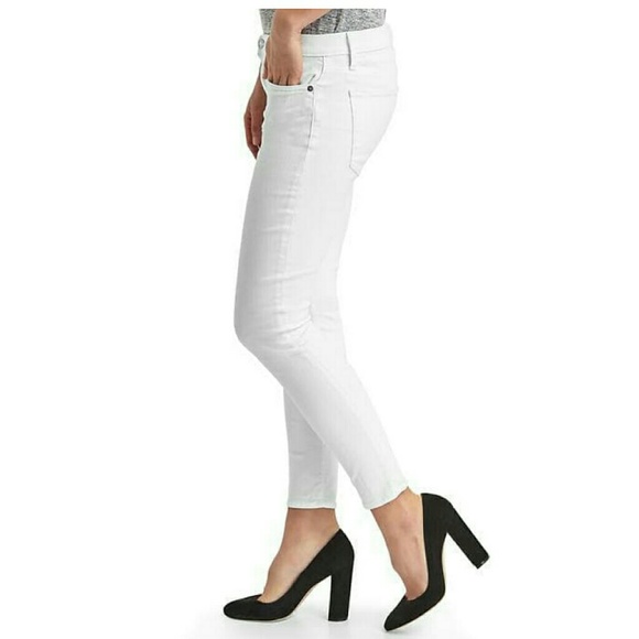 Gap Stretch 1969 true skinny high rise ankle jeans