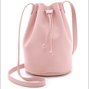 PINK BAGGU DRAWSTRING BUCKET BAG