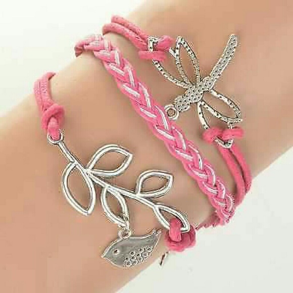 2/$8  Bird Dragonfly Bracelet  - Bundle and SAVE!