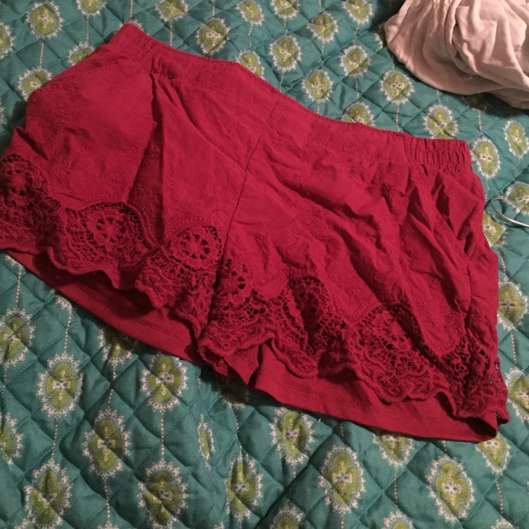 Red shorts