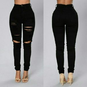 High waist jeans