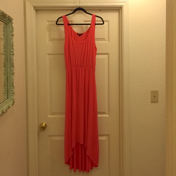 Felicity and Coco high/low jersey tank dress