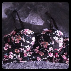 H&M Floral Demi Bra