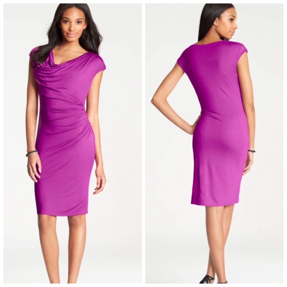 Ann Taylor Ruched Dress