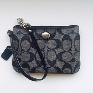 New COACH Mini Wristlet