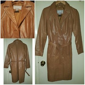 Wilson's leather trench coat
