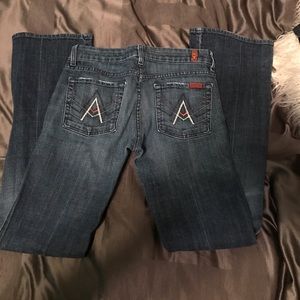 7 For all mankind size 28