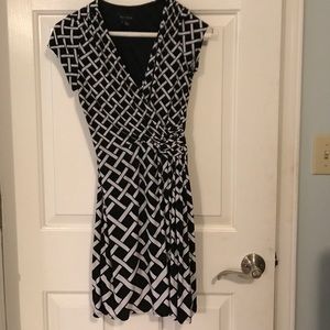 Black and white dress
