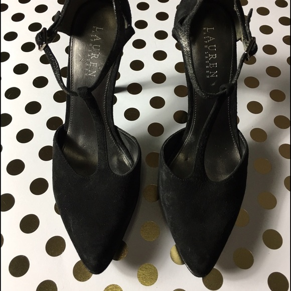 Ralph Lauren black high heels