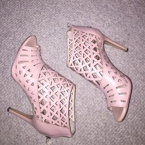 Blush pink heels