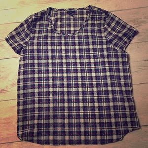 Plaid Gap Blouse