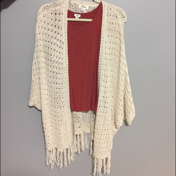 Fringe kimono/cardigan size medium/large