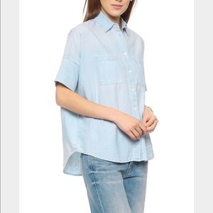 Madewell courier shirt in White