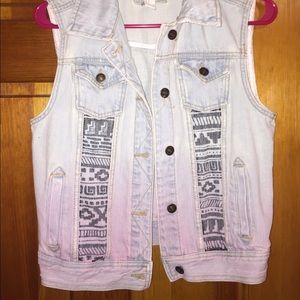 Jean Jacket Vest Forever 21