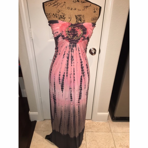 Sky maxi dress