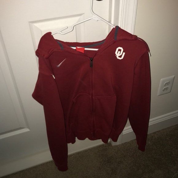 Nike University of Oklahoma Zip Down