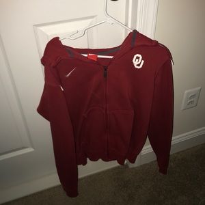 Nike University of Oklahoma Zip Down