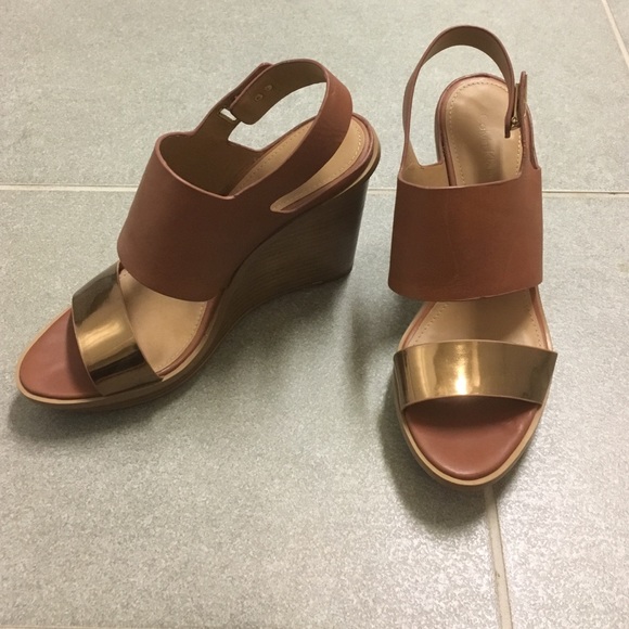 Calvin Klein Leather Wedges