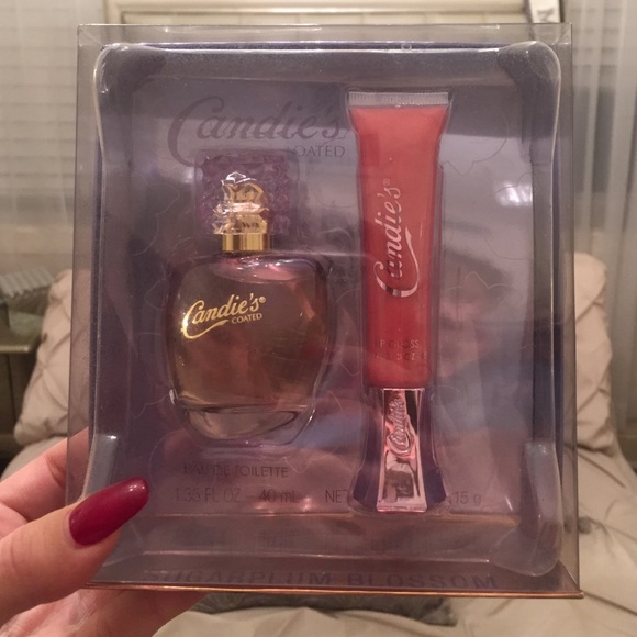 Perfume and lip gloss