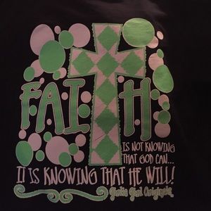 NWOT Youth Large Girlie Girl Tee