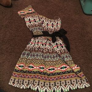 Aztec casual dress
