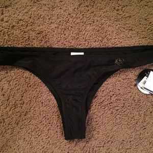 NWT black bikini bottoms